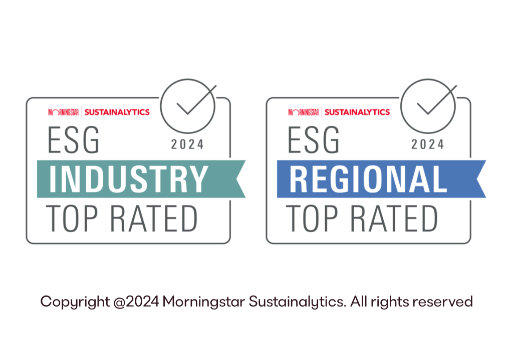 ESG certifikati Autorska prava @2024 Morningstar Sustainalytics. Sva prava zadržana 