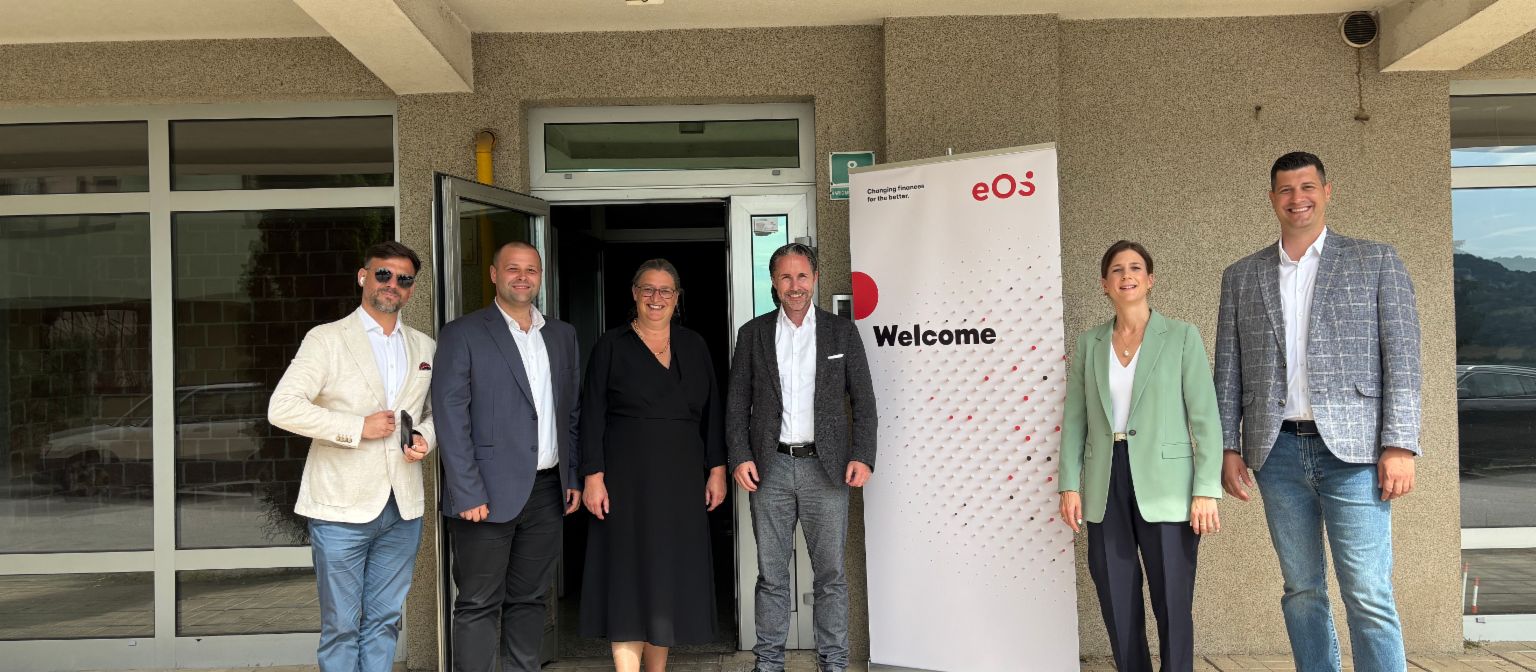 CEO Otto Group and CEO EOS Group in Sarajevo with EOS MATRIX BA 